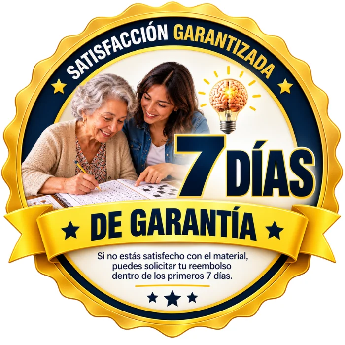 Satisfacción garantizada: 7 días de garantía. Si no estás satisfecho con el material, puedes solicitar tu reembolso dentro de los primeros 7 días.